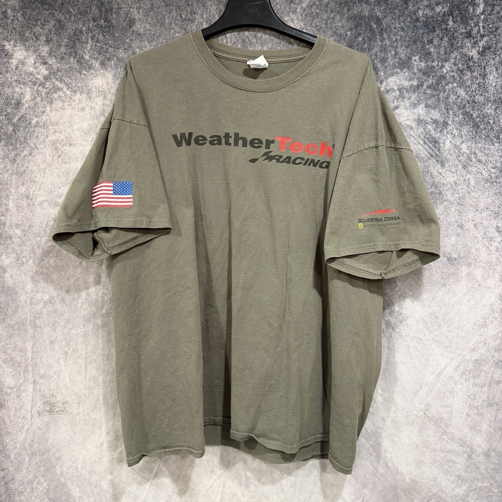 Ferrari Weather Tech Scuderia Racing T-Shirt Mens Size 3XL Gray